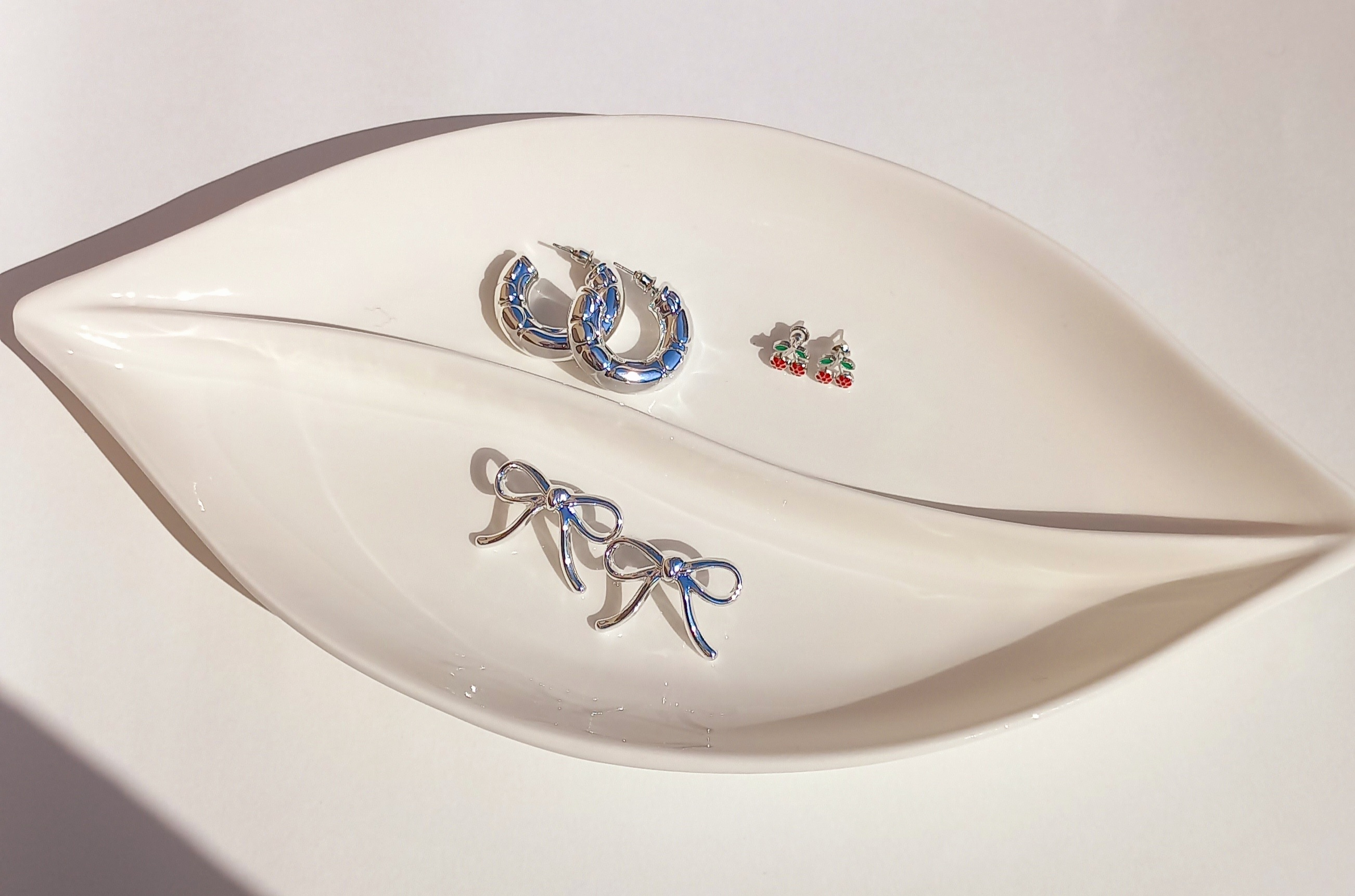 ست ۳ جفت گوشواره نقره ای